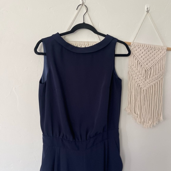 Boden Clarissa Sleeveless Wide Leg Jumpsuit Navy Blue - Picture 3 of 7